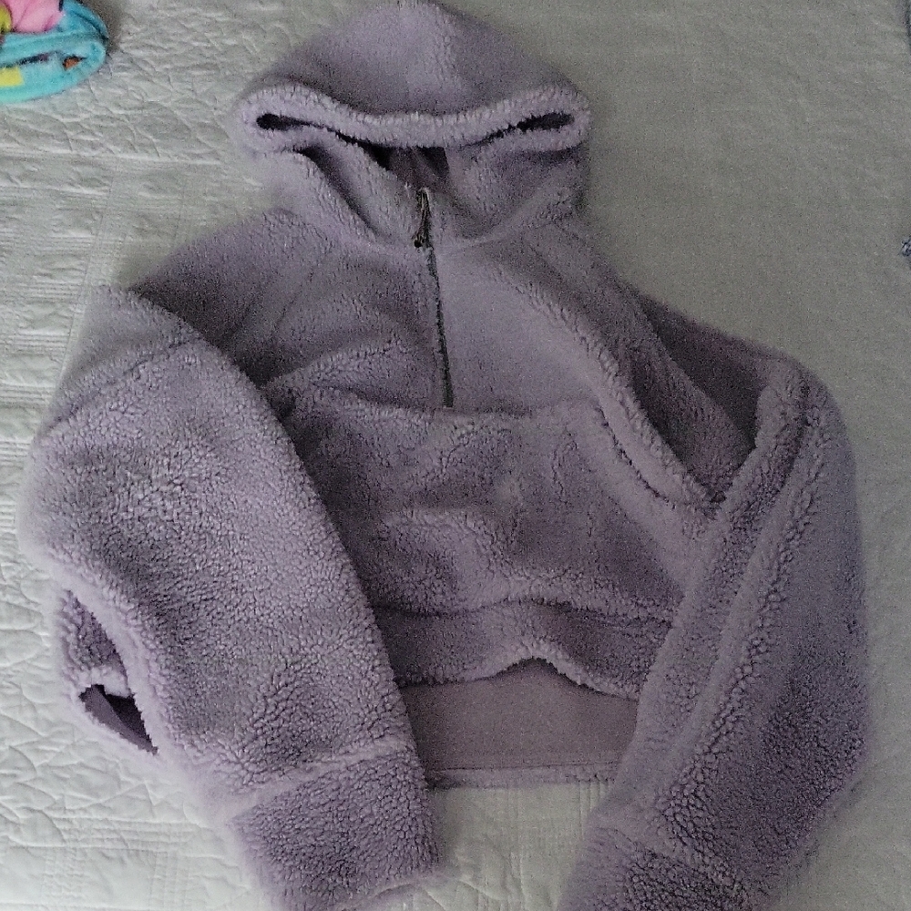 Cozy Purple Sherpa Scuba